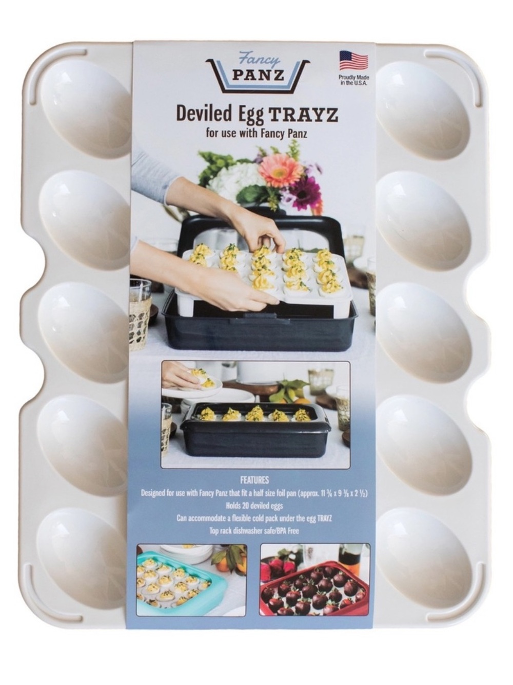 NWT Fancy PANZ Deviled Egg Trays 🥚